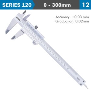 VERNIER CALIPER 300MM 0.03MM ACC. DIN862 0.02MM GRAD. S/STEEL