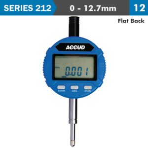 DIGITAL INDICATOR FLAT BACK 12.7MM/0.5′