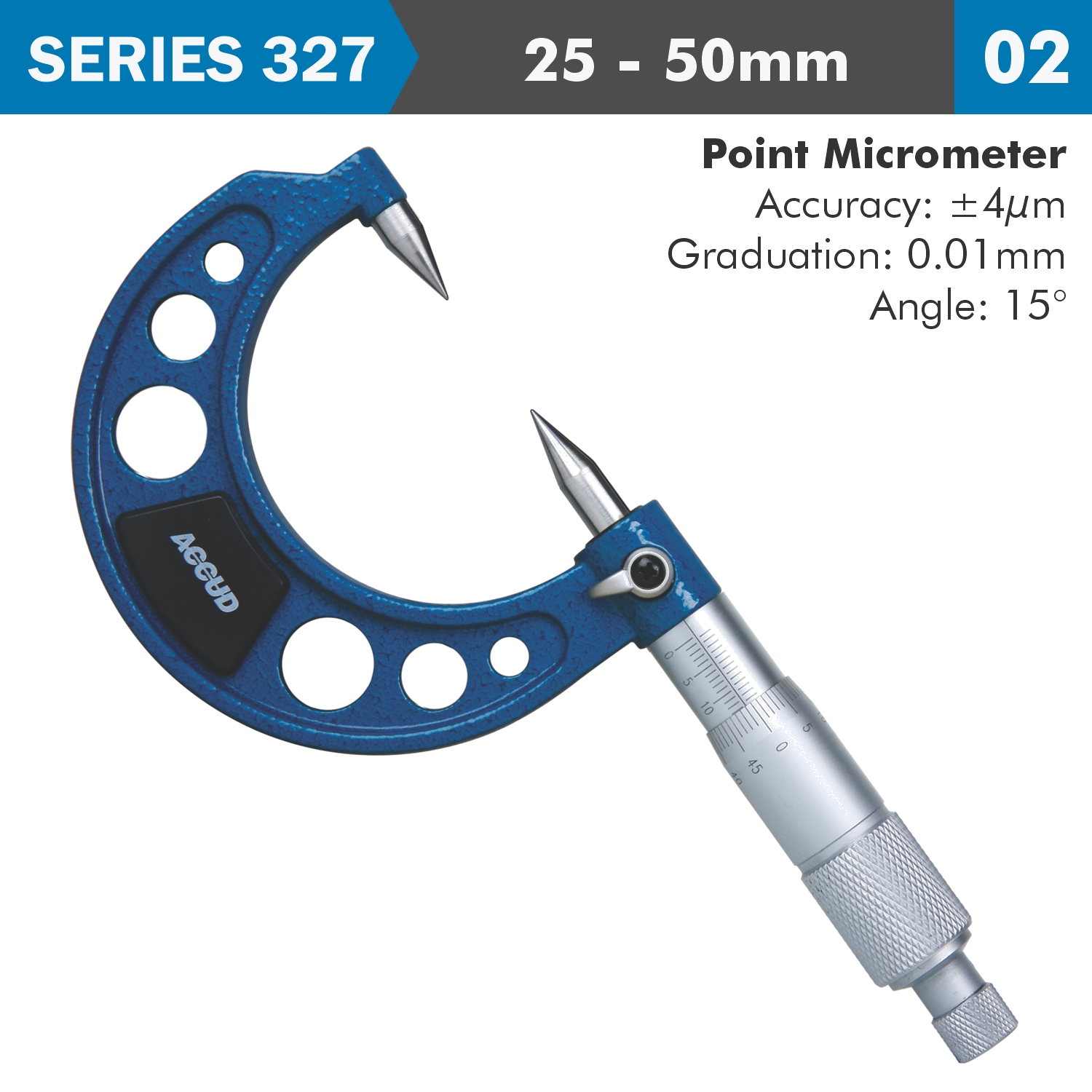 POINT MICROMETER 15 25-50MM