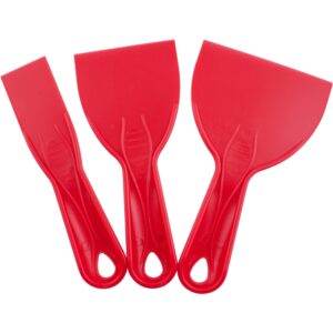 PUTTY KNIFE PLASTIC 3 PIECE SET 38 76 & 100mm 1.5’/3’/4′