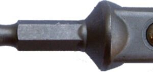 SOCKET ADAPTOR 1/2’M SQ X 50MM 1/4’M HEX SHANK BULK