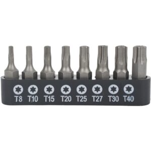 S/D TORX TAMPER RESISTANT BIT SET 8PCE