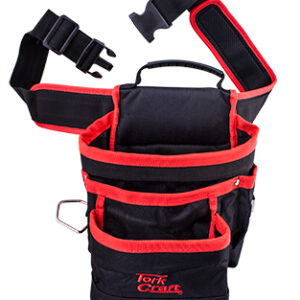 TOOL POUCH NYLON WITH BELT 5 POCKET + LOOPS