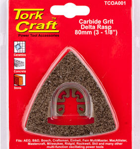QUICK CHANGE CARBIDE GRIT DELTA RASP 80MM(3-1/8′) QUICK CHANGE CARBIDE GRIT DELTA RASP 80MM(3-1/8′)