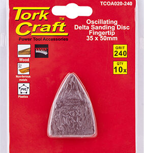 OSCILLATING SANDPAPER A/O 35X50MM 10PC  FINGERTIP 240GRIT