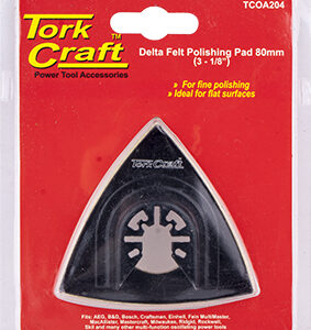 QUICK CHANGE BASE & ARBOR 80MM DELTA FELT POLISHING PAD QUICK CHANGE BASE & ARBOR 80MM DELTA FELT POLISHING PAD