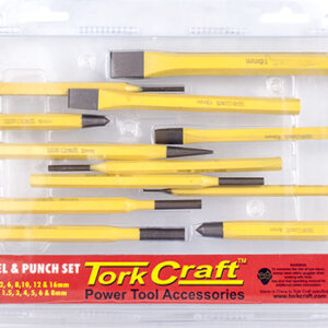 TORK CRAFT CHISEL AND PUNCH SET 12PC