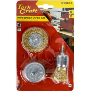 WIRE BRUSH SET 3PCE WITH 6MM SHAFT END/CIRC/CUP WIRE BRUSH SET 3PCE WITH 6MM SHAFT END/CIRC/CUP