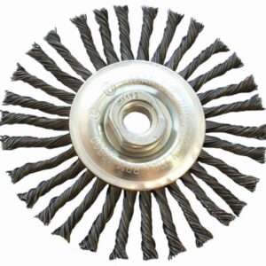 WIRE WHEEL BRUSH SINGLE SECTION TWISTED STINGER 115MMXM14 BLISTER WIRE WHEEL BRUSH SINGLE SECTION TWISTED STINGER 115MMXM14 BLISTER
