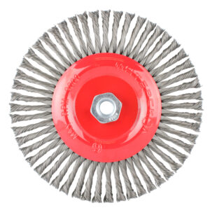 WIRE WHEEL BRUSH SINGLE SECTION TWISTED STINGER 175MMXM14 BLISTER WIRE WHEEL BRUSH SINGLE SECTION TWISTED STINGER 175MMXM14 BLISTER