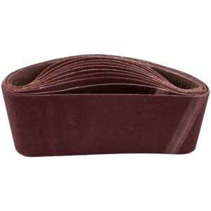 SANDING BELT 75 X 457MM 100GRIT 10/PACK