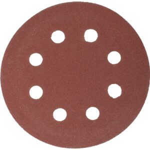 SANDING DISC 115MM 120 GRIT WITH HOLES 10/PK HOOK AND LOOP