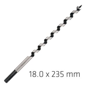 WOOD AUGER DRILL BIT 18 X 235MM WOOD AUGER DRILL BIT 18 X 235MM