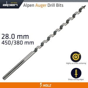 WOOD AUGER DRILL BIT 28 X 450MM WOOD AUGER DRILL BIT 28 X 450MM