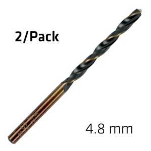 HSS SPRINT MASTER  4.8MM X2 SLEEVED DIN338 ALPEN DRILL BIT