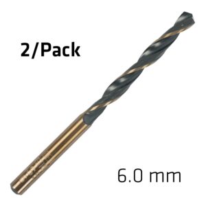 HSS SPRINT MASTER  6.0MM X2 SLEEVED DIN338 ALPEN DRILL BIT