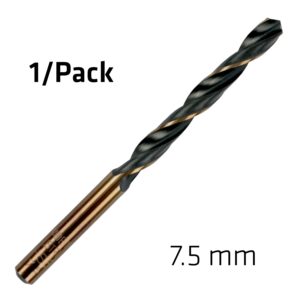 HSS SPRINT MASTER  7.5MM X1 SLEEVED DIN338 ALPEN DRILL BIT