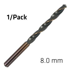 HSS SPRINT MASTER  8.0MM X1 SLEEVED DIN338 ALPEN DRILL BIT