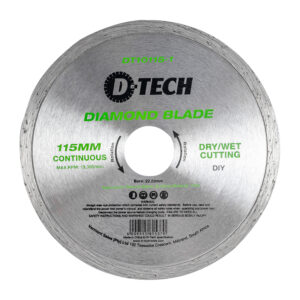DIAMOND BLADE CONTINUOUS RIM 115 X 22.23MM