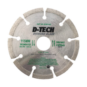 DIAMOND BLADE SEGMENTED 115 X 22.23 BRICK & MASONRY
