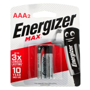 ENERGIZER MAX AAA – 2 PACK (MOQ 20)