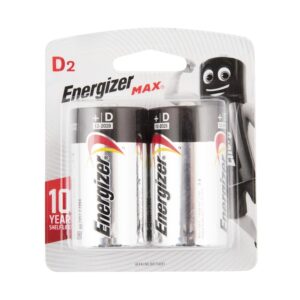 ENERGIZER MAX D – 2 PACK (MOQ 6)