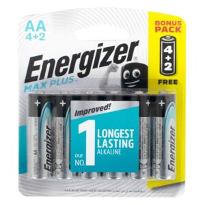 ENERGIZER MAXPLUS AA – 6PACK 4+2 FREE (MOQ 12)