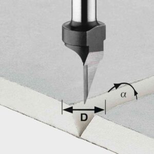 CUTTER – V GROO HW D12,5-45GRAD