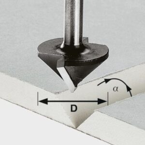 CUTTER – V GROO HW D32-90GRAD