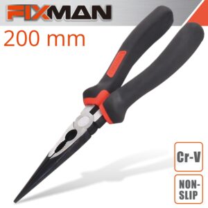 FIXMAN INDUSTRIAL LONG NOSE PLIERS 8’/200MM