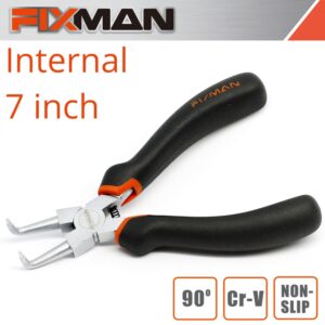 FIXMAN INTERNAL CIRCLIP PLIERS 7’/180MM X 90 DEG