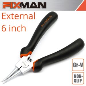 FIXMAN STRAIGHT EXTERNAL CIRCLIP PLIERS 6’/160MM