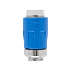 SAFETY QUICK COUPLER 1/4’F TWO STAGE RELEASE AIRBLOCK