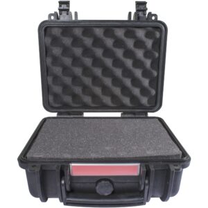 HARD CASE 310X275X155MM OD WITH FOAM BLACK WATER & DUST PROOF (272012)