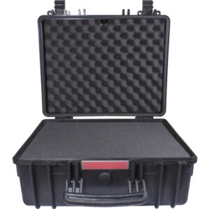 HARD CASE 490X430X230MM OD WITH FOAM BLACK WATER & DUST PROOF (443419