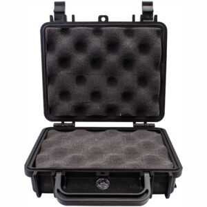 HARD CASE 190X170X60MM OD WITH FOAM BLACK WATER & DUST PROOF(171305)